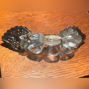 Vintage 4" Hair Barrette Floral Cluster Design ~ 16.67 grams